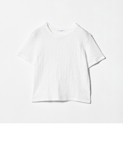 ジャガード コンパクト ショートスリーブTシャツ