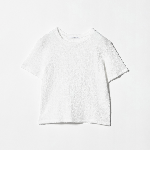 ジャガード コンパクト ショートスリーブTシャツ