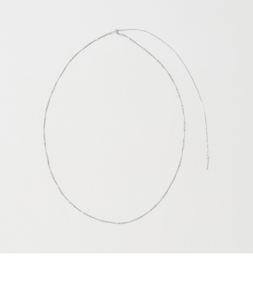 メタル チェーン スライダー ネックレス