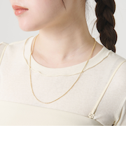 メタル チェーン スライダー ネックレス