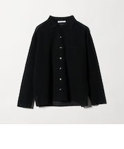 ミラノリブ シャツカーディガン ウォッシャブル