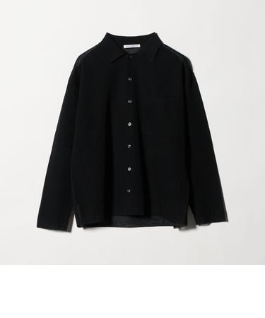 ミラノリブ シャツカーディガン ウォッシャブル