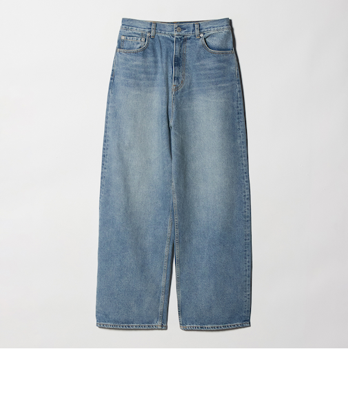 ワイド ルーズ デニムパンツ