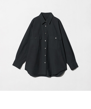 コットン ナイロン ワークシャツ