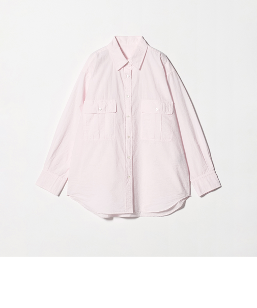コットン ナイロン ワークシャツ