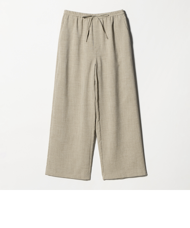 リネンライク ライトイージーパンツ ウォッシャブル 防シワ