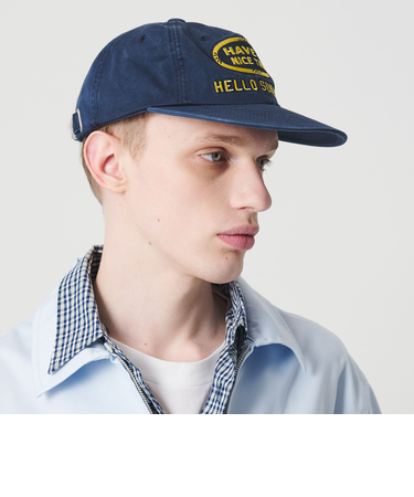 <HELLO SUNRISE>HAVE A NICE TRIP オーバル ロゴ キャップ