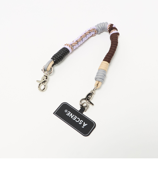 ＜A SCENE＞Design paracord strap スマホストラップ