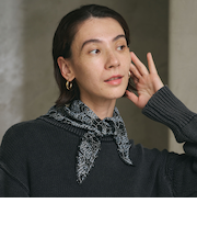 ＜AWESOME NEEDS＞ネッティング レーススカーフ