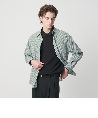 ブロード チェック レギュラー シャツ FORM型