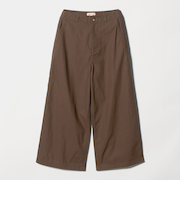 ＜MEYAME＞サイドライン ワイドパンツ