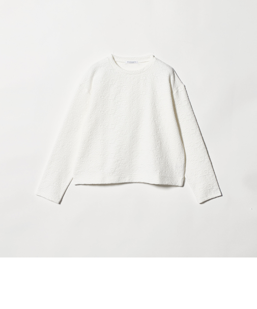 ジャガード クルーネック プルオーバー