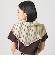 ＜BENARAS by citrus＞ストライプ スカーフ