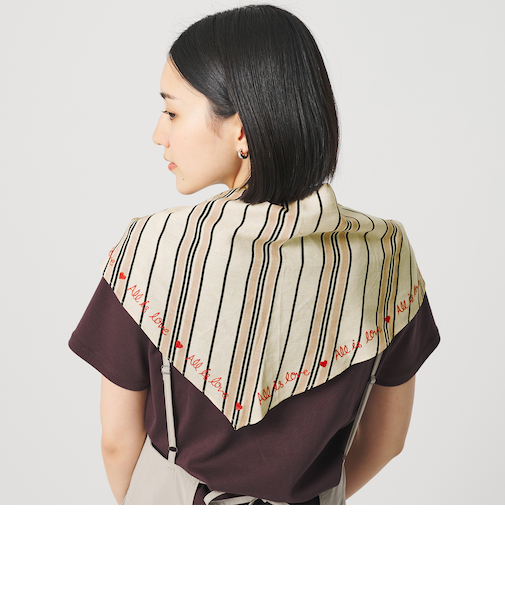 ＜BENARAS by citrus＞ストライプ スカーフ