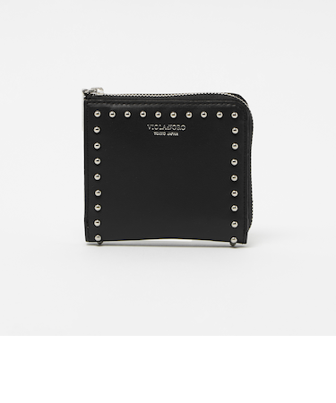 <VIOLAd’ORO>レザー スタッズ ミニウォレット