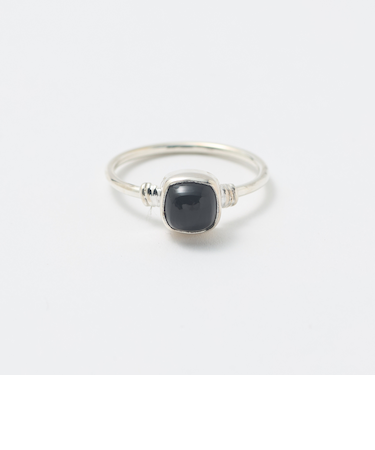 ＜BAITS＞スクエア ストーン リング