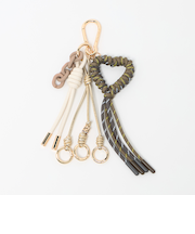 <VIOLAd’ORO>コード ハート バッグチャーム