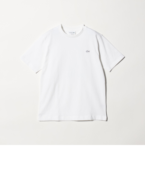 ＜LACOSTE＞アウトライン クロック クルーネック Tシャツ