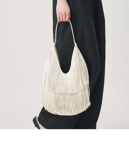 ＜HELOYSE＞フリンジ ショルダーバッグ