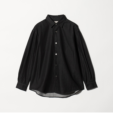 7.5oz サテンデニム レギュラー グランデ シャツ GRANDE型