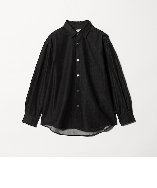 7.5oz サテンデニム レギュラー グランデ シャツ GRANDE型