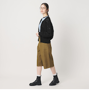【WEB限定 Wardrobe DAILY MINIMAL】レース ジップカーディガン ウォッシャブル