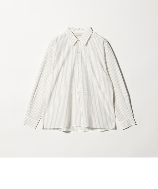 TYP ワッシャー ピンストライプ プルオーバーシャツ