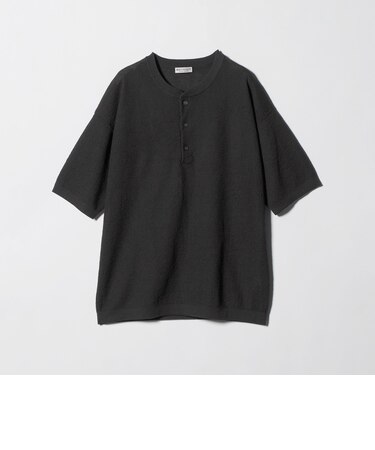 エアミラノ ヘンリーネック ニット ウォッシャブル 抗菌 防臭機能付き