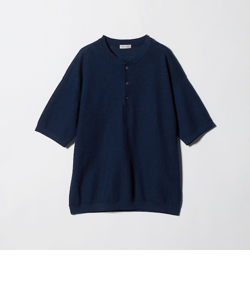 エアミラノ ヘンリーネック ニット ウォッシャブル 抗菌 防臭機能付き