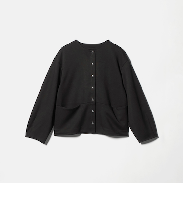 【WEB限定】エアリーポンチ スナップボタンカーディガン