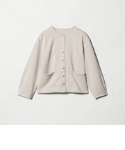 【WEB限定】エアリーポンチ スナップボタンカーディガン