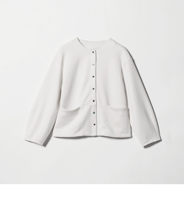 【WEB限定】エアリーポンチ スナップボタンカーディガン