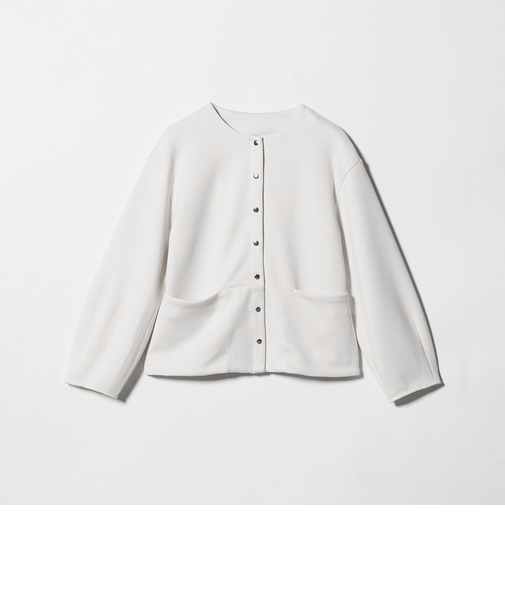 【WEB限定】エアリーポンチ スナップボタンカーディガン