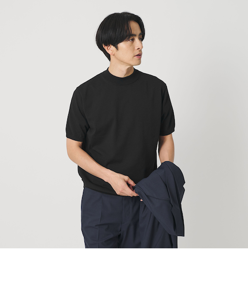 デオドラント ジャケットネック ニット 抗菌防臭 ウォッシャブル