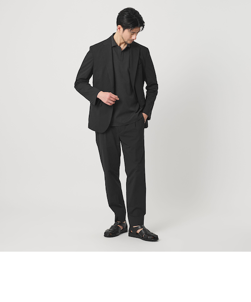 【WEB限定 WARDROBE SMART】カルゼジャージ コンフォート セットアップ/ジャケット＆イージーパンツ