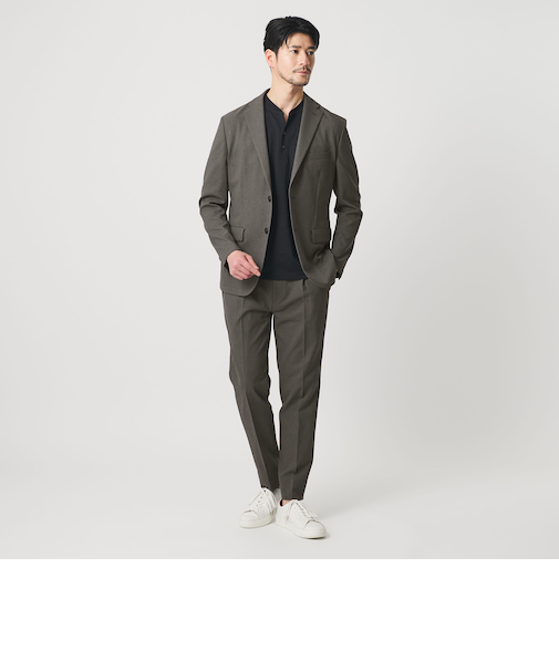 【WEB限定 WARDROBE SMART】ライト オックスフォード セットアップ/ジャケット&イージーパンツ