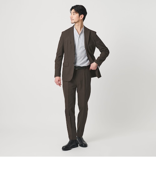 ライト オックスフォード セットアップ ジャケット＆イージーパンツ M WEB限定 WARDROBE SMART】ライト オックスフォード セットアップ