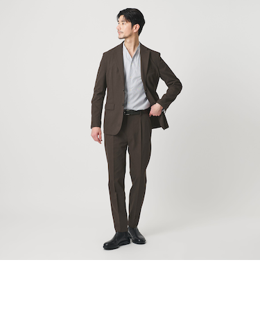 【WEB限定 WARDROBE SMART】ライト オックスフォード セットアップ/ジャケット&イージーパンツ