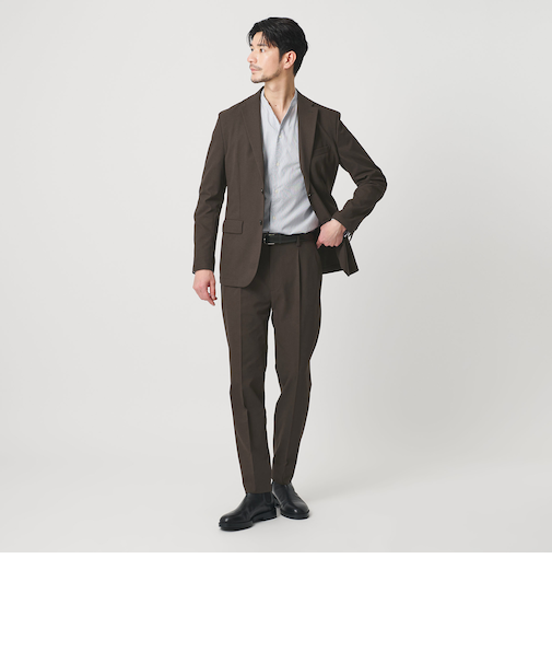 【WEB限定 WARDROBE SMART】ライト オックスフォード セットアップ/ジャケット&イージーパンツ