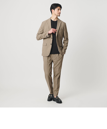 【WEB限定 WARDROBE SMART】ライト オックスフォード セットアップ/ジャケット&イージーパンツ