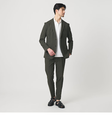 【WEB限定 WARDROBE SMART】ライト オックスフォード セットアップ/ジャケット&イージーパンツ