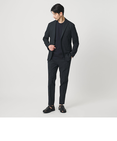 【WEB限定 WARDROBE SMART】ライト オックスフォード セットアップ/ジャケット&イージーパンツ