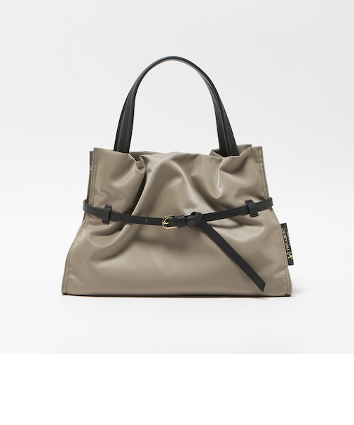 ＜VIOLAd’ORO＞BIANCA ナイロン ベルト トートバッグ