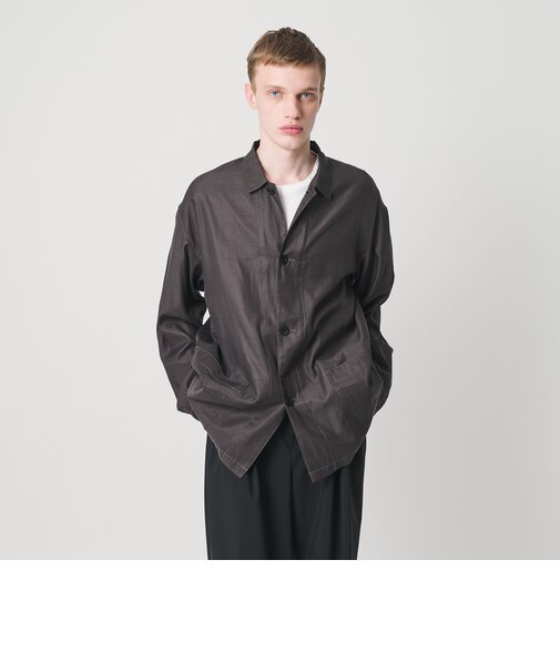 キュプラ コットン フィブリル カバーオール シャツ