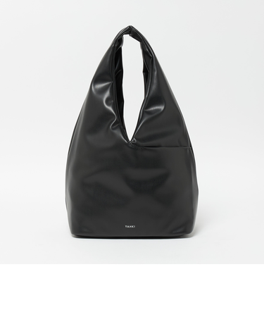 ＜YAHKI＞レザーライク ソフト クロス ビッグ ショルダーバッグ