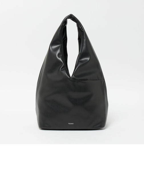 ＜YAHKI＞レザーライク ソフト クロス ビッグ ショルダーバッグ