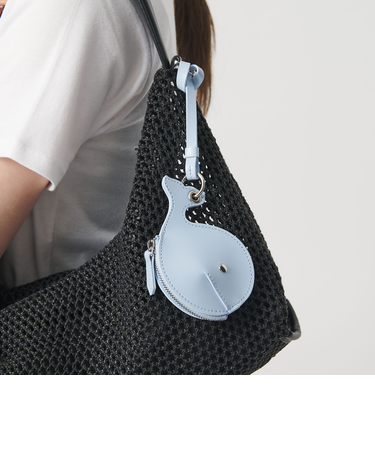 【別注】＜YAHKI＞レザー クジラ ポーチ ストラップ