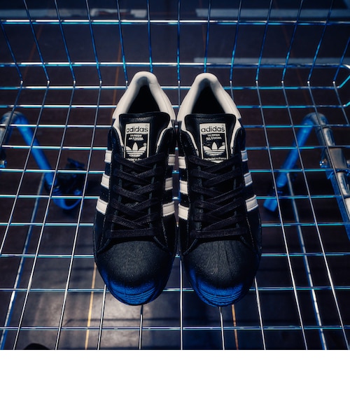青黒サイバー　スリーブ付き adidas Originals＞スーパースター82 GORE-TEX スニーカー