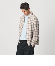 レイヤード オンブレチェック レギュラー シャツ GRANDE TAPERD型