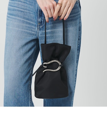 ＜LE VERNIS＞Poire 2WAY バケット ショルダーバッグ S